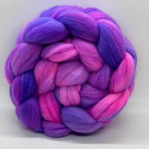 Fine Merino Wool Top Braid 21 Micron (G21M38) ~ Hand dyed by Fairytailspun Fiber