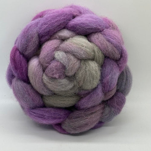 British Farm Blend Wool Top Braid (GBFM5) ~ Hand dyed ~ 4 oz By: FairyTailSpun Fiber