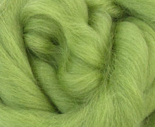 Merino Combed Top Dyed Wool Sage | 4 oz Dyed Fiber
