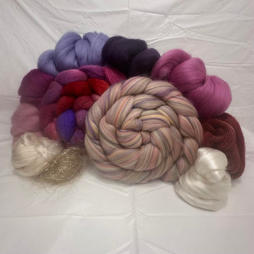 ~ Moms Roses #2 Premium Double Braid Spinning Kit 2Nd Edition By Fairytailspun Fiber