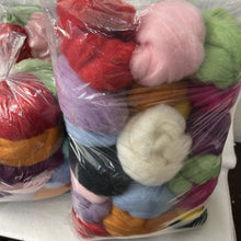New! Crazy Carded Corrie! Premium Mill End Fibers ~ Massive 1 Lb Bags! Dyed Fiber