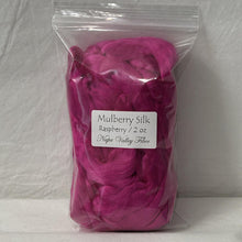 NEW! Mulberry Silk Top Grade A ’Raspberry’ / 2 oz Luxury Fiber