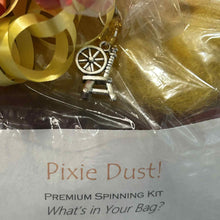 ’Pixie Dust!’ ~ Premium Spinning Kit ~ Spinning Wheel Stitch Marker included! Spinning Kit