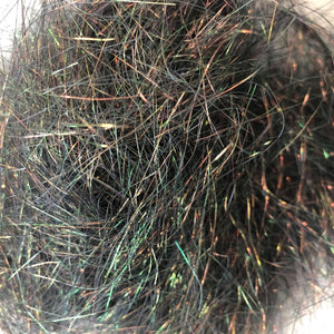 Black with Forest Blaze Angelina Flash Sparkling Blending Fiber