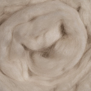 Cheviot Wool Top - Natural Spinning Fiber / 1 oz