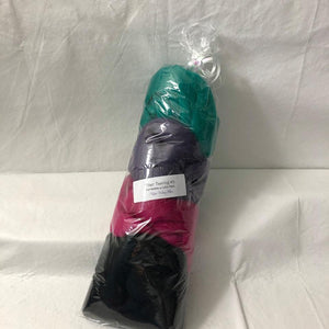 Napa Valley Fibers Corriedale Mixed Bag ~ Fiber Tasting #3 Dyed