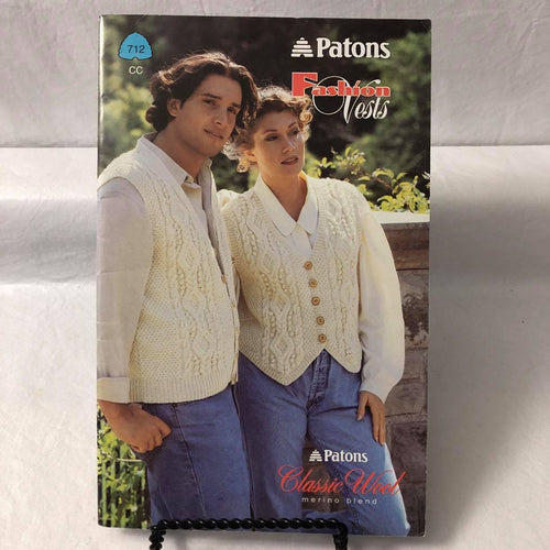 Patons Fashion Vests ~ Patons Classic Wool