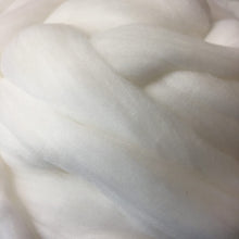 Fine Denier White Blending Nylon, Super Soft! ~ Great for adding to sock blends! / 1 oz spinning fiber