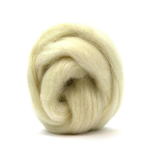 White Gotland Wool Top ~ Natural Spinning Fiber / 4 oz