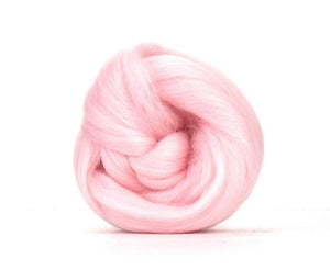 Corriedale Dyed Wool Top Candy Floss ~ 4 Oz Fiber