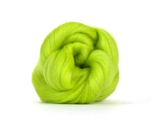 Corriedale Dyed Wool Top ~ Citrus ~ 4 oz