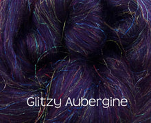 Glitzy Pack! Merino / Rainbow Nylon Combed Top Collection Luxury Fiber