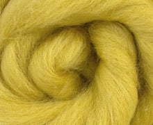 Shetland Dyed Wool Top Corn ~ 4 Oz Fiber