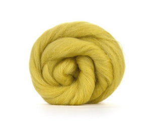 Shetland Dyed Wool Top Corn ~ 4 Oz Fiber
